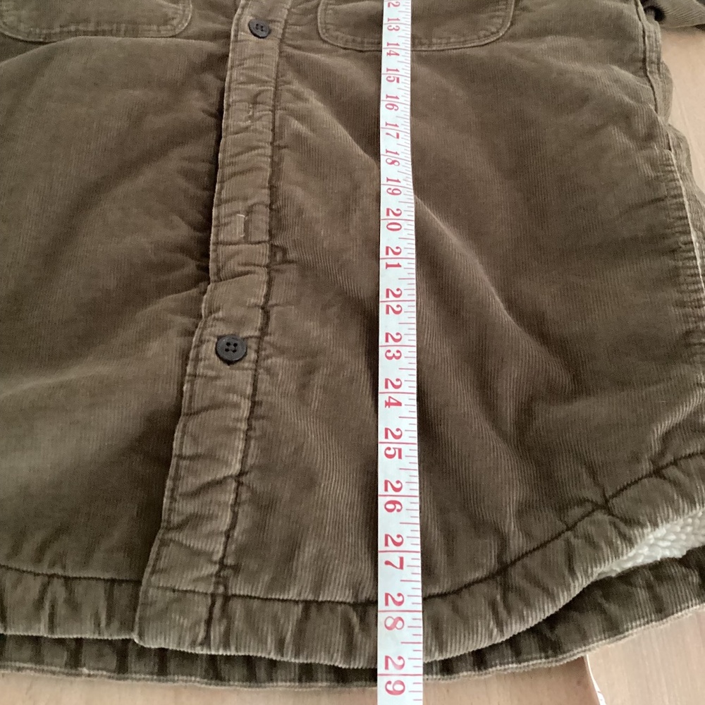 Excellent J.Crew Mens Corduroy Sherpa Lined Jacket Size M - Picture 10 of 12